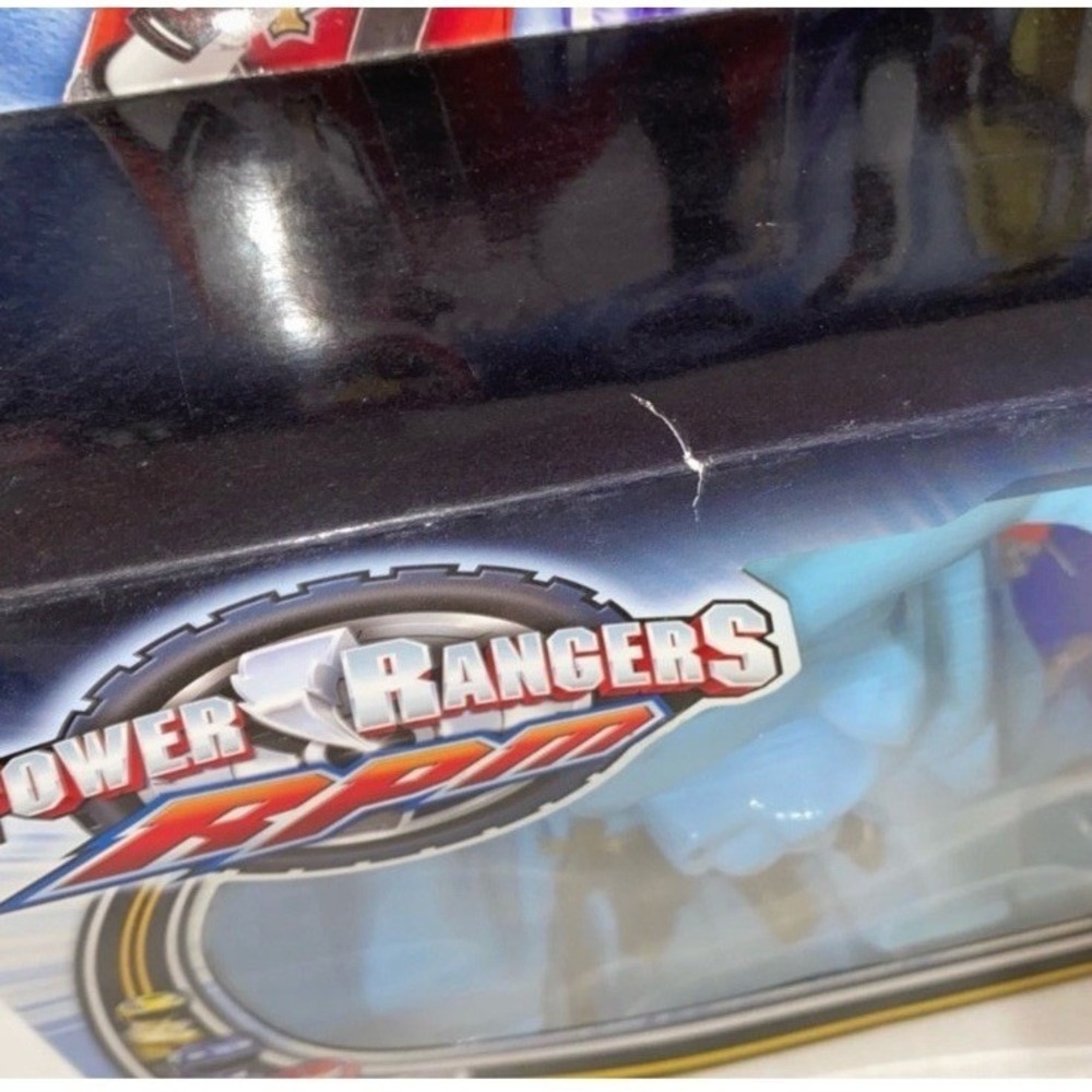 Bandai Power Rangers RPM Track Adventure Set 95121 Red Blue Yellow Rangers New - Picture 7 of 15